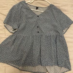 Light blue SHEIN top